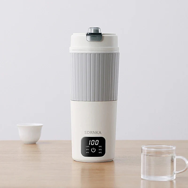 URGGU 650ml Portable Travel Electric Kettle – LED & Temp Control