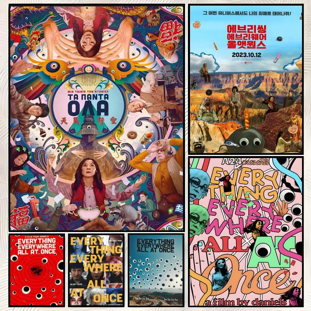 Everything Everywhere All at Once HD PVC Self-Stick Wall Poster