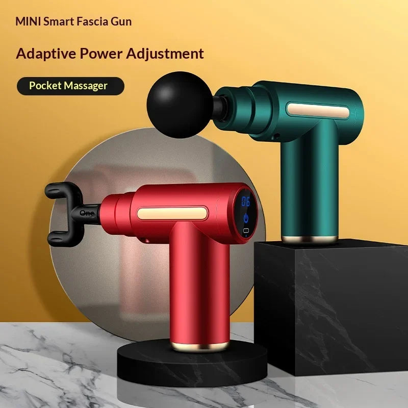 Portable Mini Massage Gun USB Rechargeable | 4 Attachments