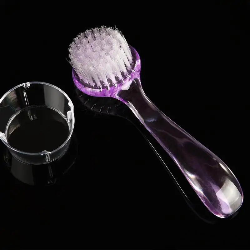 Soft Nail Dust Brush with Cover – Manicure & Toe Cleaning