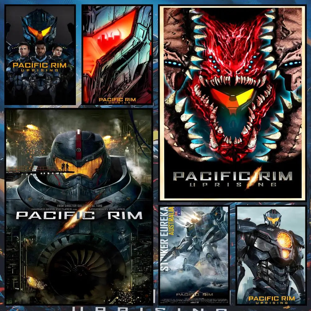 Pacific Rim Movie Poster – Self-Adhesive HD Wall Art Decor