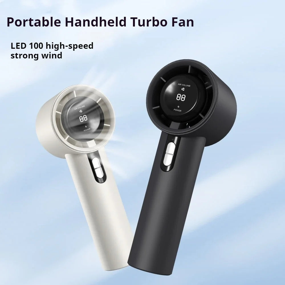 URGGU Handheld Mini Fan 3000mAh | 100 Speeds USB Rechargeable