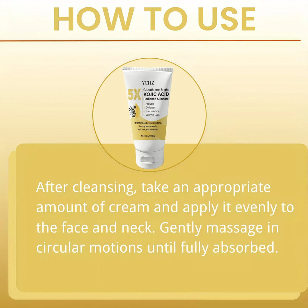 Kojic Acid & Glutathione Face Cream – Brightening & Moisturizing