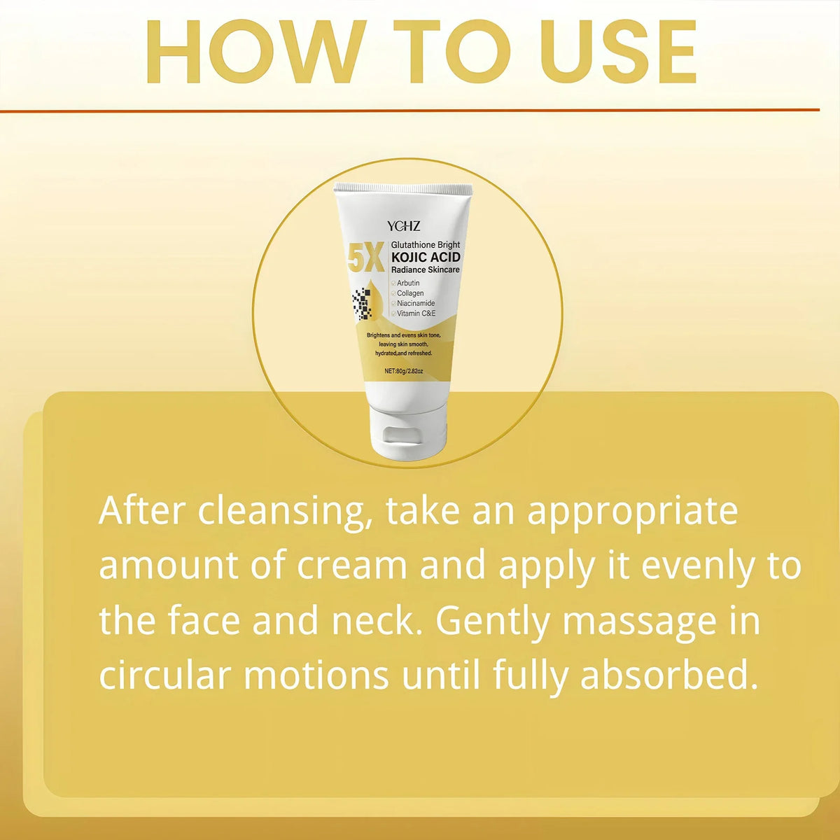 Kojic Acid & Glutathione Face Cream – Brightening & Moisturizing