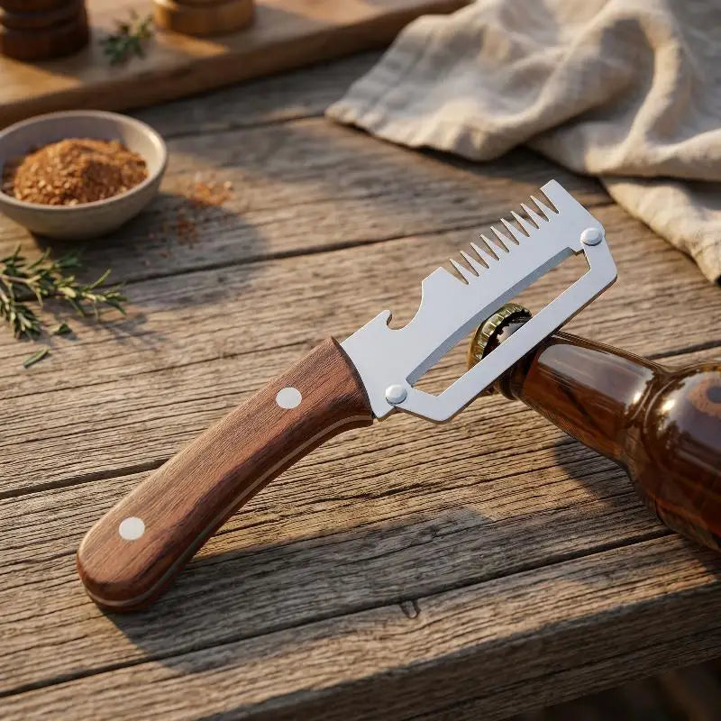 4-in-1 Vegetable Peeler Julienne Slicer & Bottle Opener