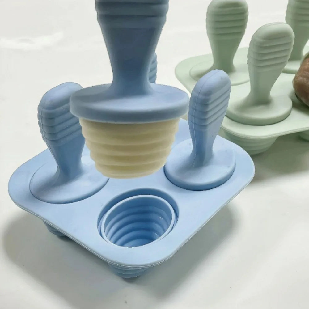 Silicone Ice Cream Mold – Reusable Popsicle & Frozen Treat Tray