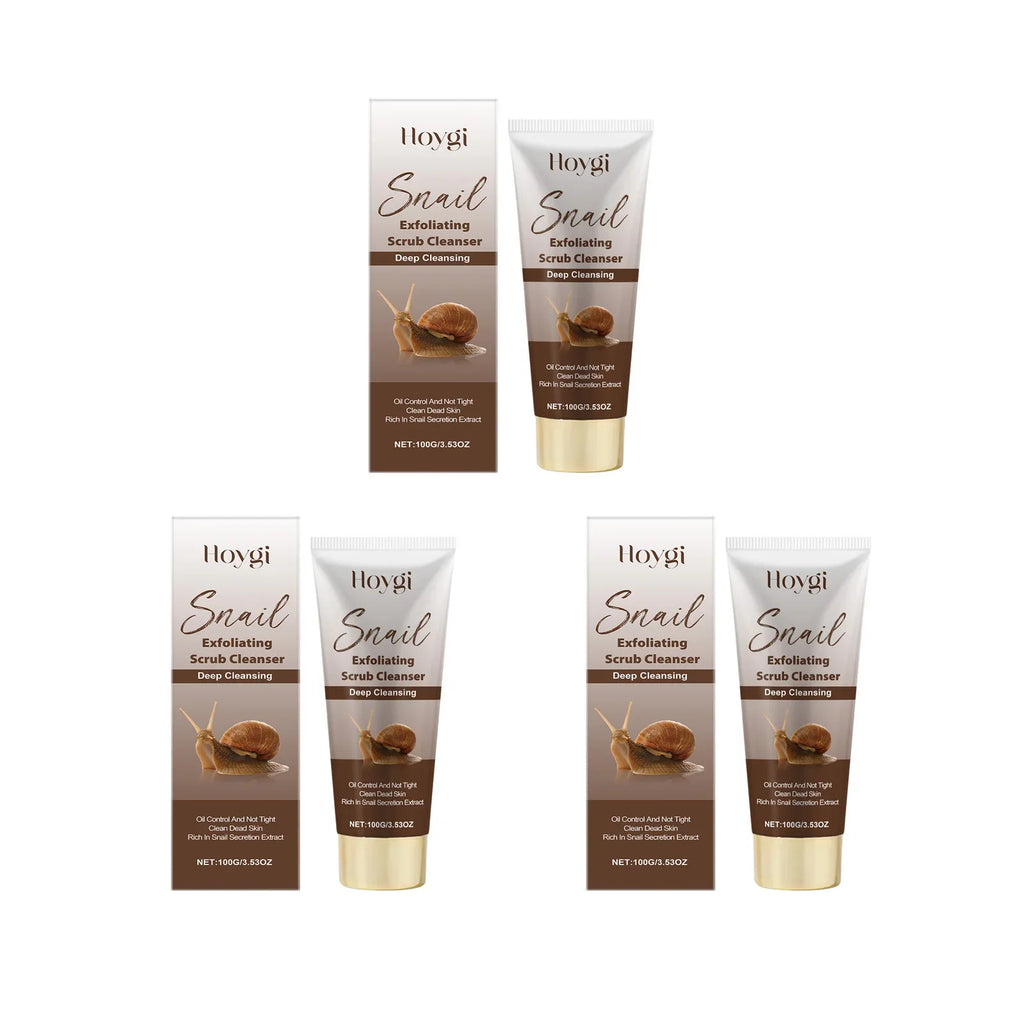 Hoygi Snail Mucin Exfoliating Face Wash – Hyaluronic Acid
