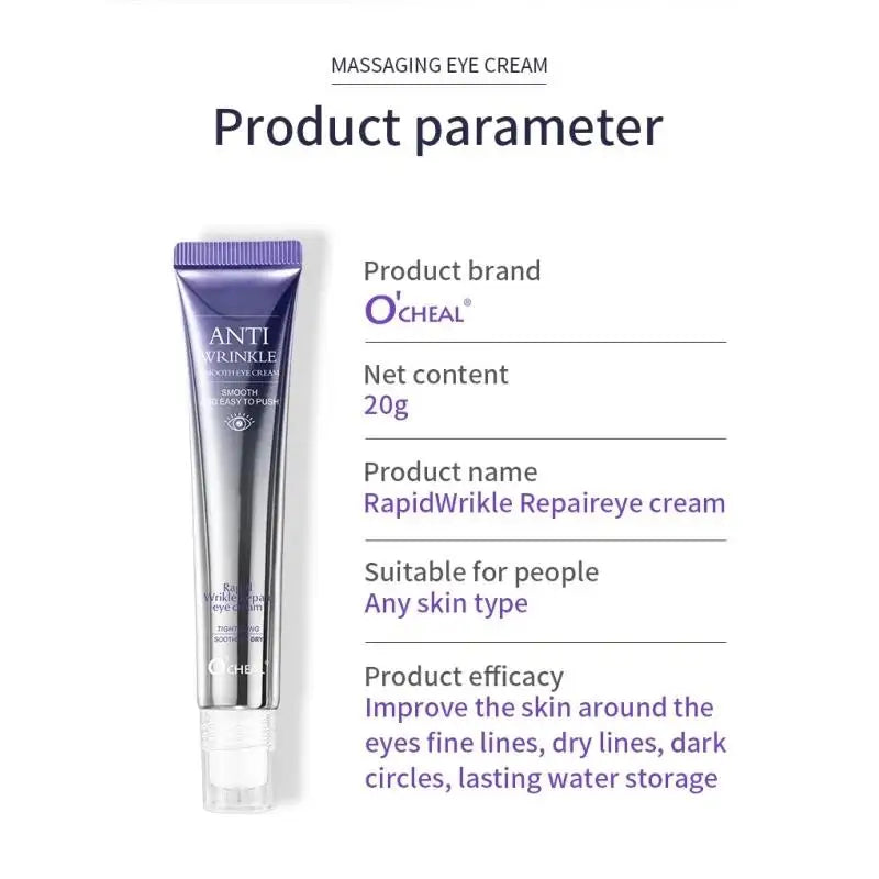 OCHEAL Hyaluronic Acid Roller Eye Cream – Dark Circles & Fine Lines