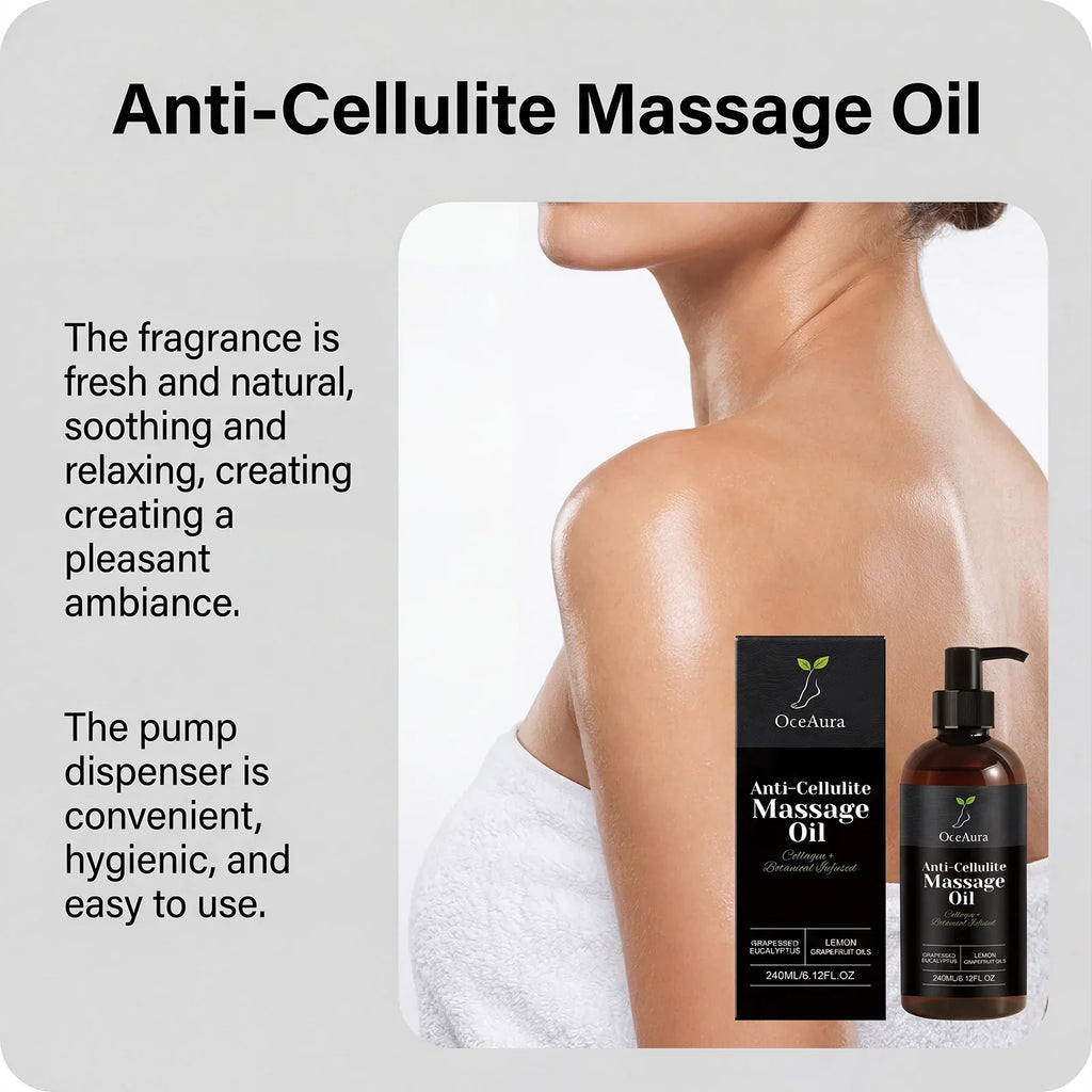 OceAura Collagen Firming Body Oil – Tighten & Nourish Skin 240ml