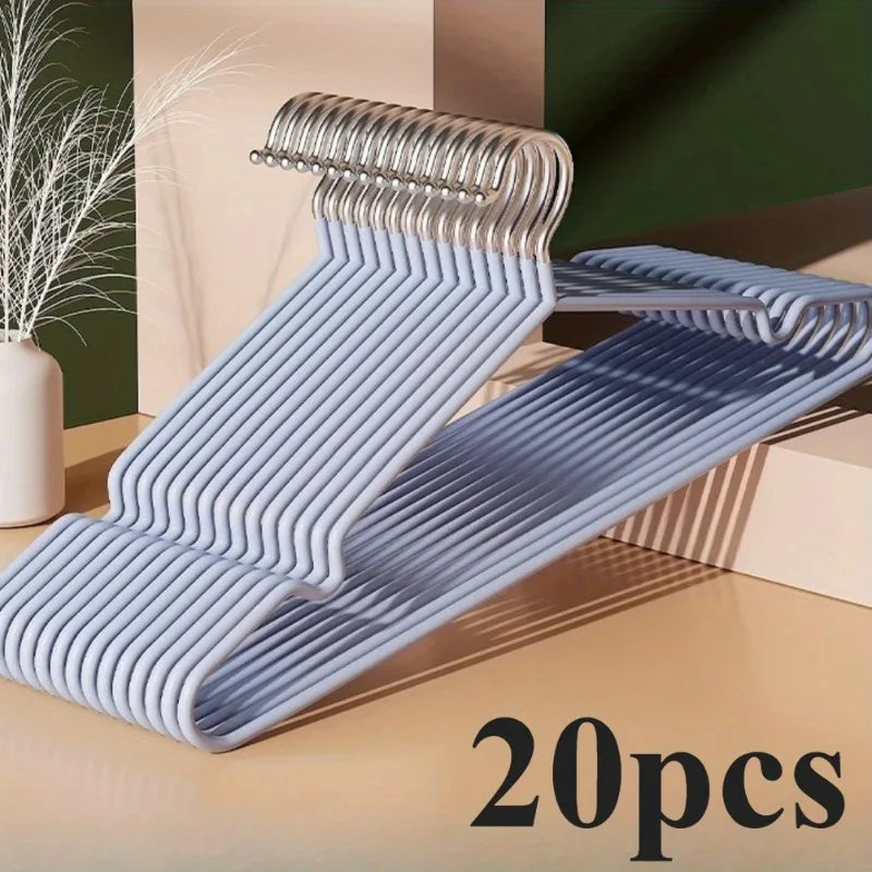 Heavy Duty Metal Clothes Hangers Anti-slip Space Saving Coat Closet