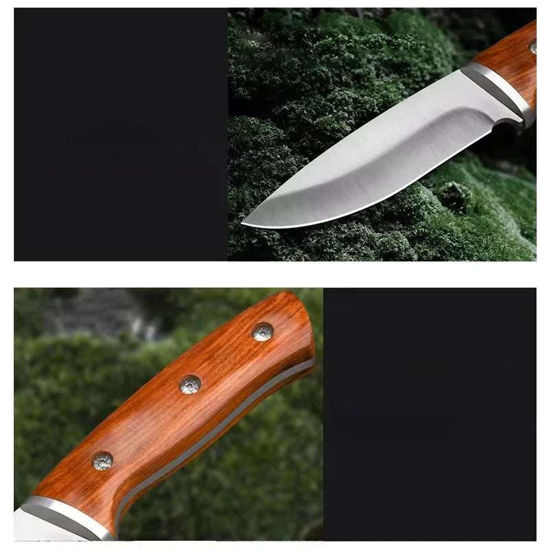 Rosewood Boning & Fruit Knife | 4R15 Steel Blade + Sheath