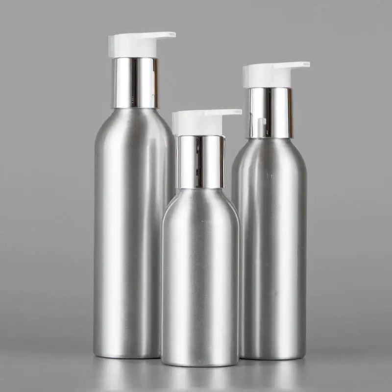 Aluminum Pump Bottle | Refillable Lotion & Shampoo Dispenser