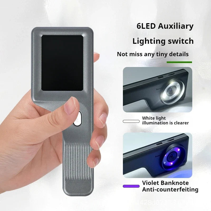 Handheld HD Digital Microscope – Electronic Magnifying Glass