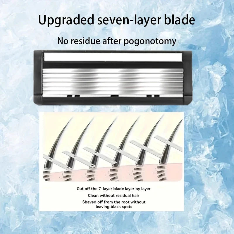 6-Layer Double Edge Safety Razor – Vintage Manual Shaver