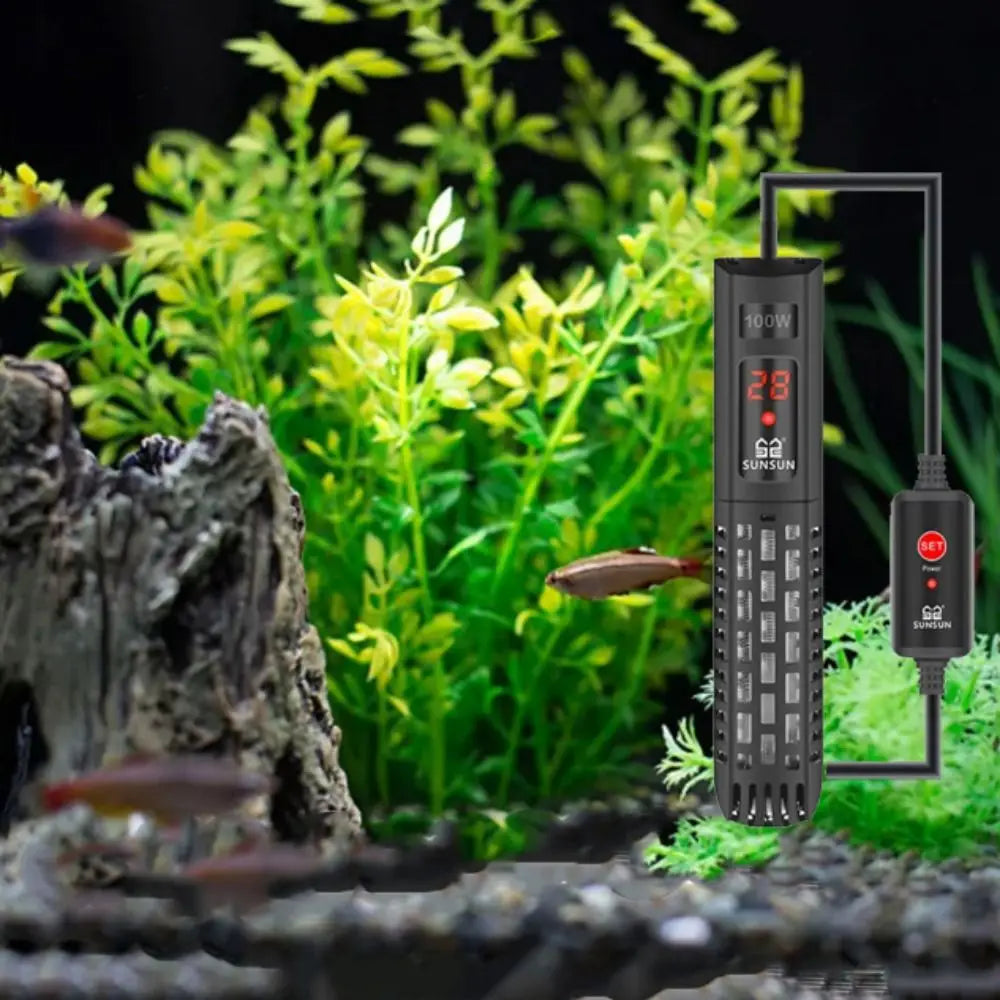 50–500W LCD Aquarium Submersible Heater | Auto Temp Control