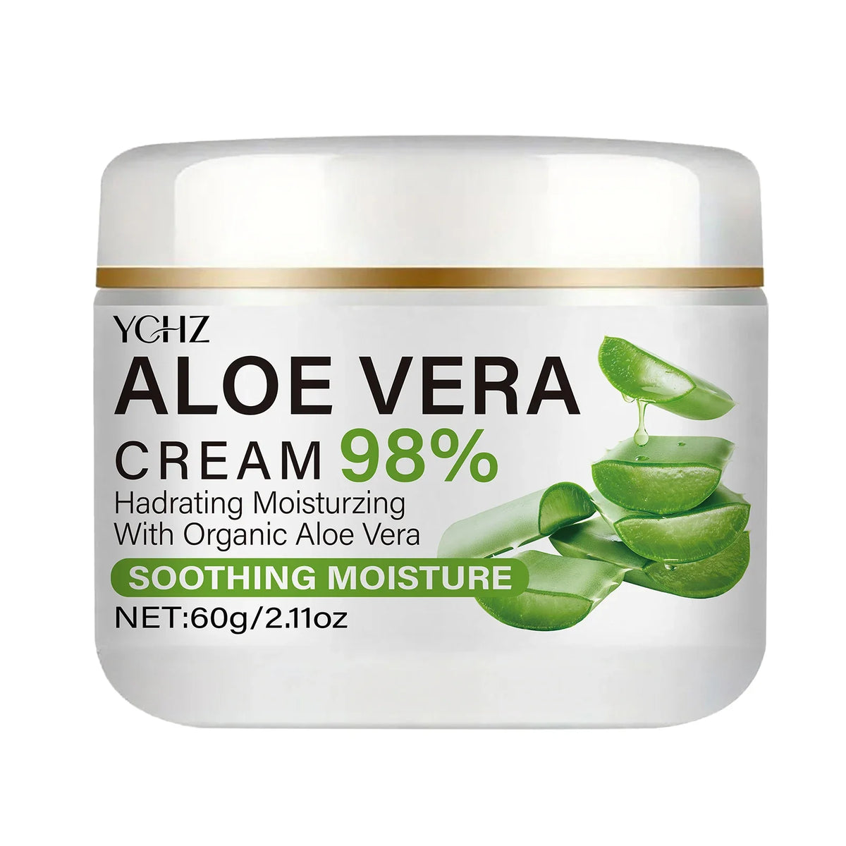 YCHZ 98% Aloe Vera Face Cream – Daily Hydrating Moisturizer