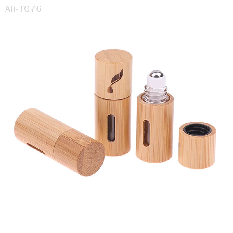 3ml Bamboo Roll-On Bottle | Essential Oil Aromatherapy Roller