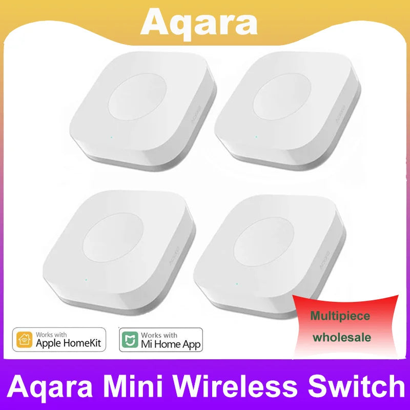 Aqara Wireless Mini Switch Zigbee Sensor One Key Control Button Smart