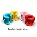 Random Crochet Finger Yarn Protective Sleeve Plastic Thumb Index