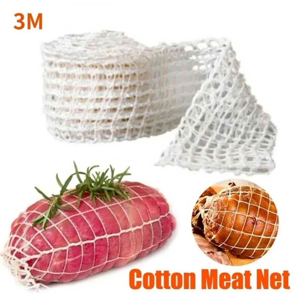 3M Cotton Meat Net – Sausage, Ham & Roast Cooking Net Roll
