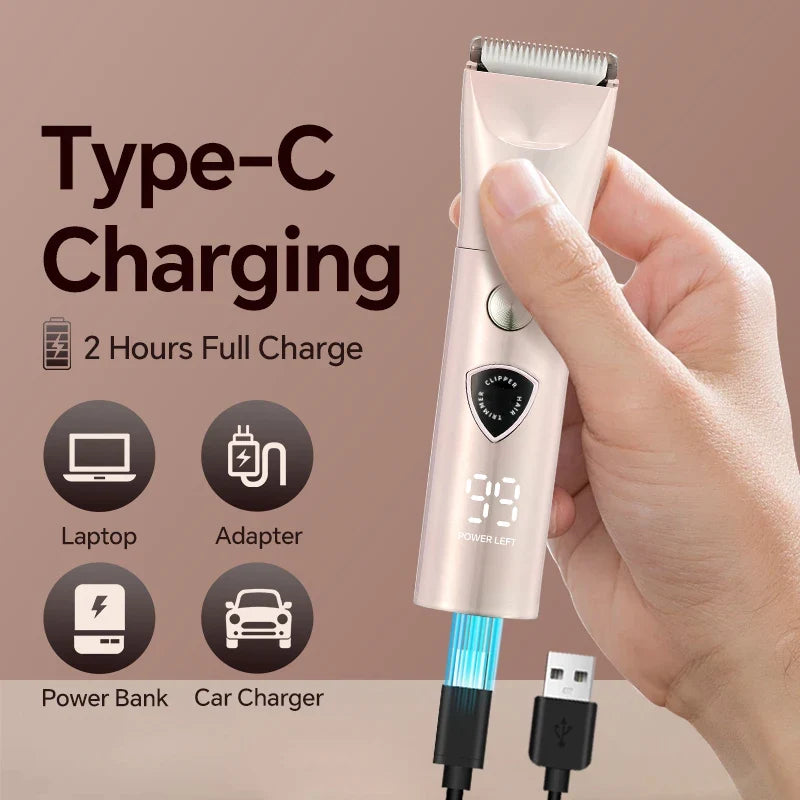 Cordless 3-in-1 Hair Trimmer Clipper | USB-C Rechargeable