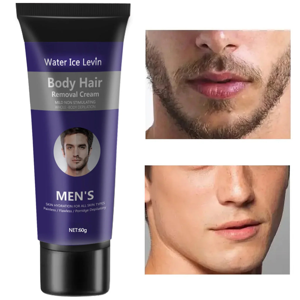 Men's Painless Hair Removal Cream – Growth Inhibitor 60g