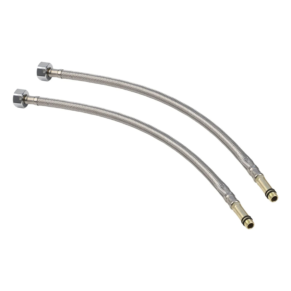 G1 2 Bathroom Kitchen Faucet Connector Stainless Steel Flexible