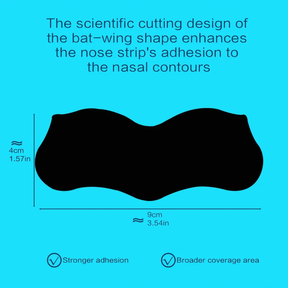 Bamboo Charcoal Nose Pore Strips – Deep Cleansing Blackhead Remover