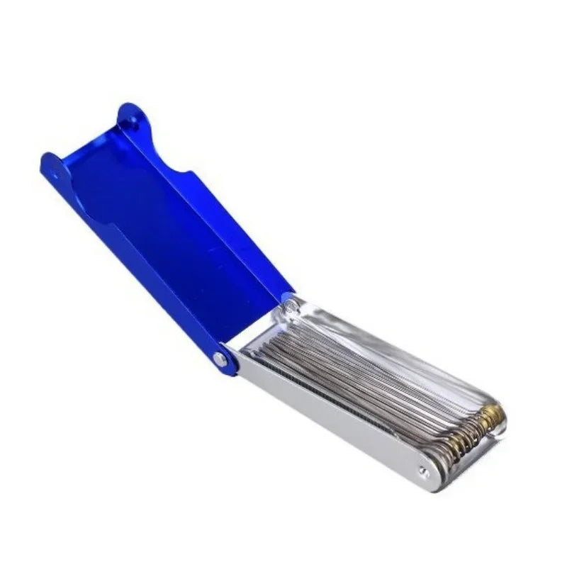 Metal 13 Sizes Long Shaft Files Electric Guitar Bass Ukulele Saddle