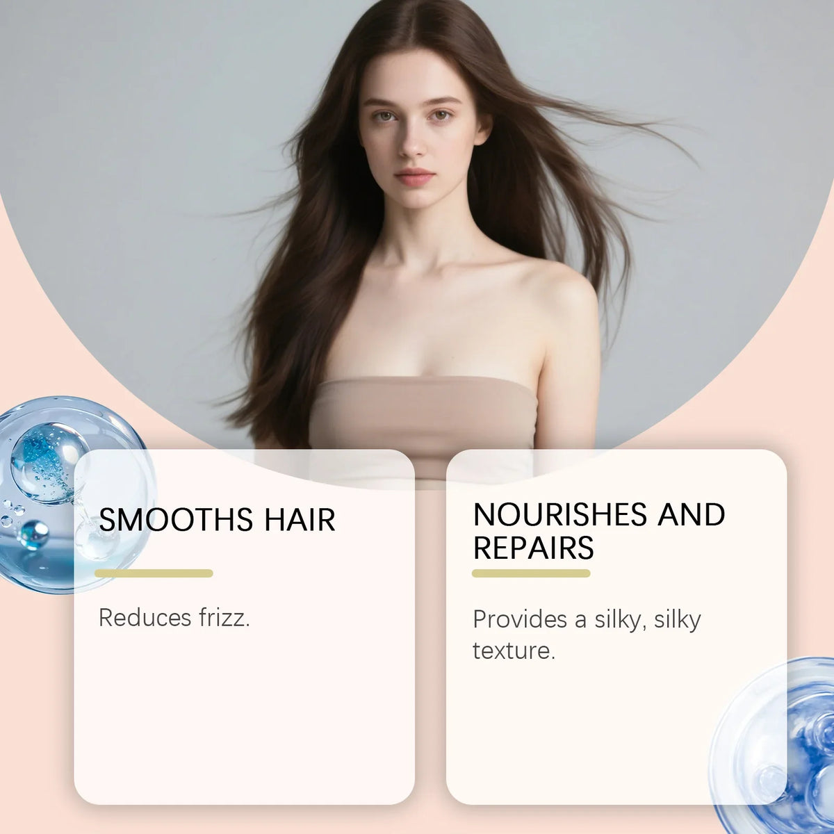Keratin Air Dry Cream – Castor & Coconut Oil Frizz Control