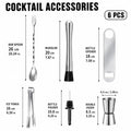 Stainless Steel Cocktail Muddler & Bar Tool Set | 3–9 Piece