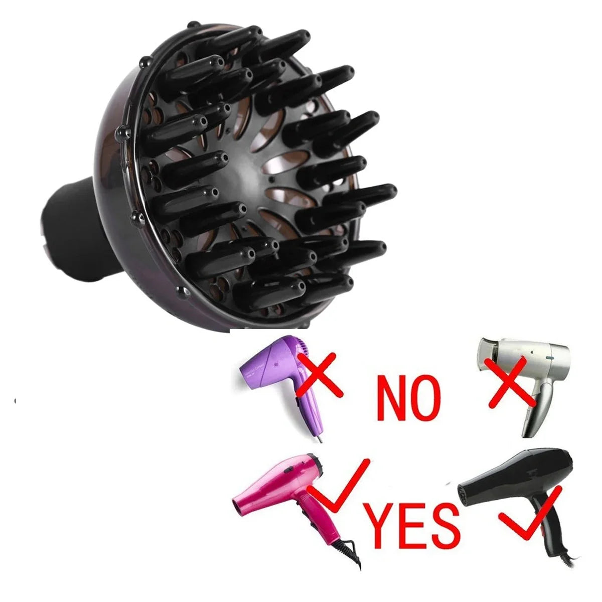 Universal Hair Dryer Diffuser for Curls – Heat Resistant