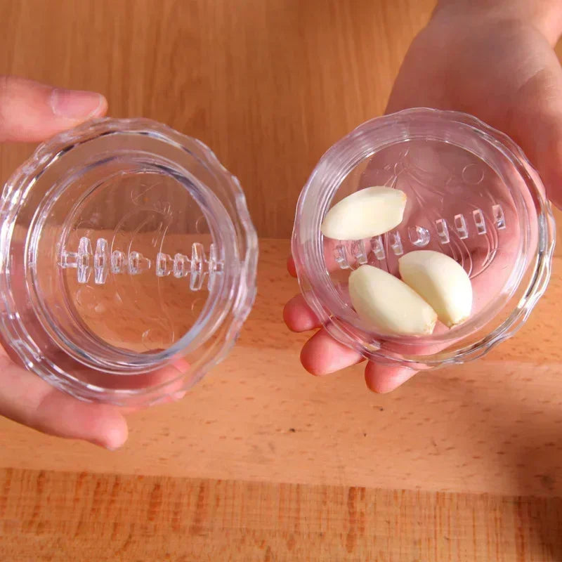 Manual Garlic Press Grater & Squeezer – Kitchen Grinder Tool