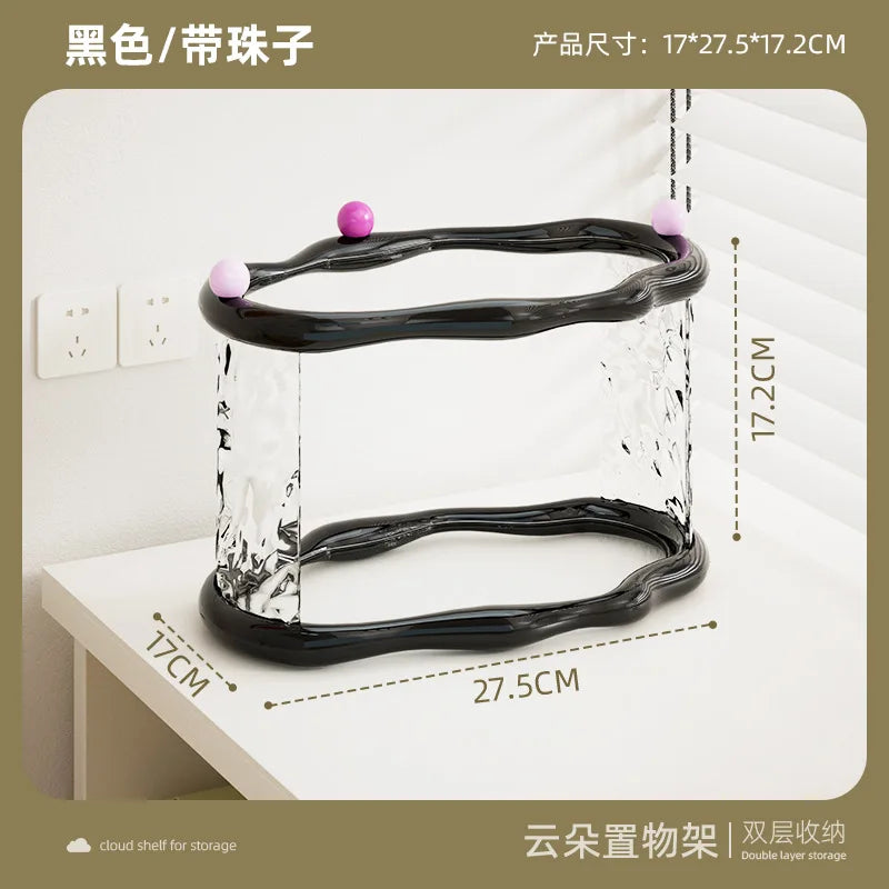 Desktop Cosmetics & Skincare Organizer Rack | Bathroom Storage