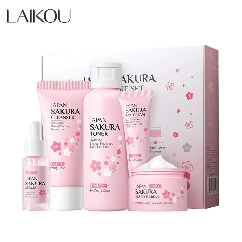 LAIKOU Sakura 5-Piece Skin Care Gift Set