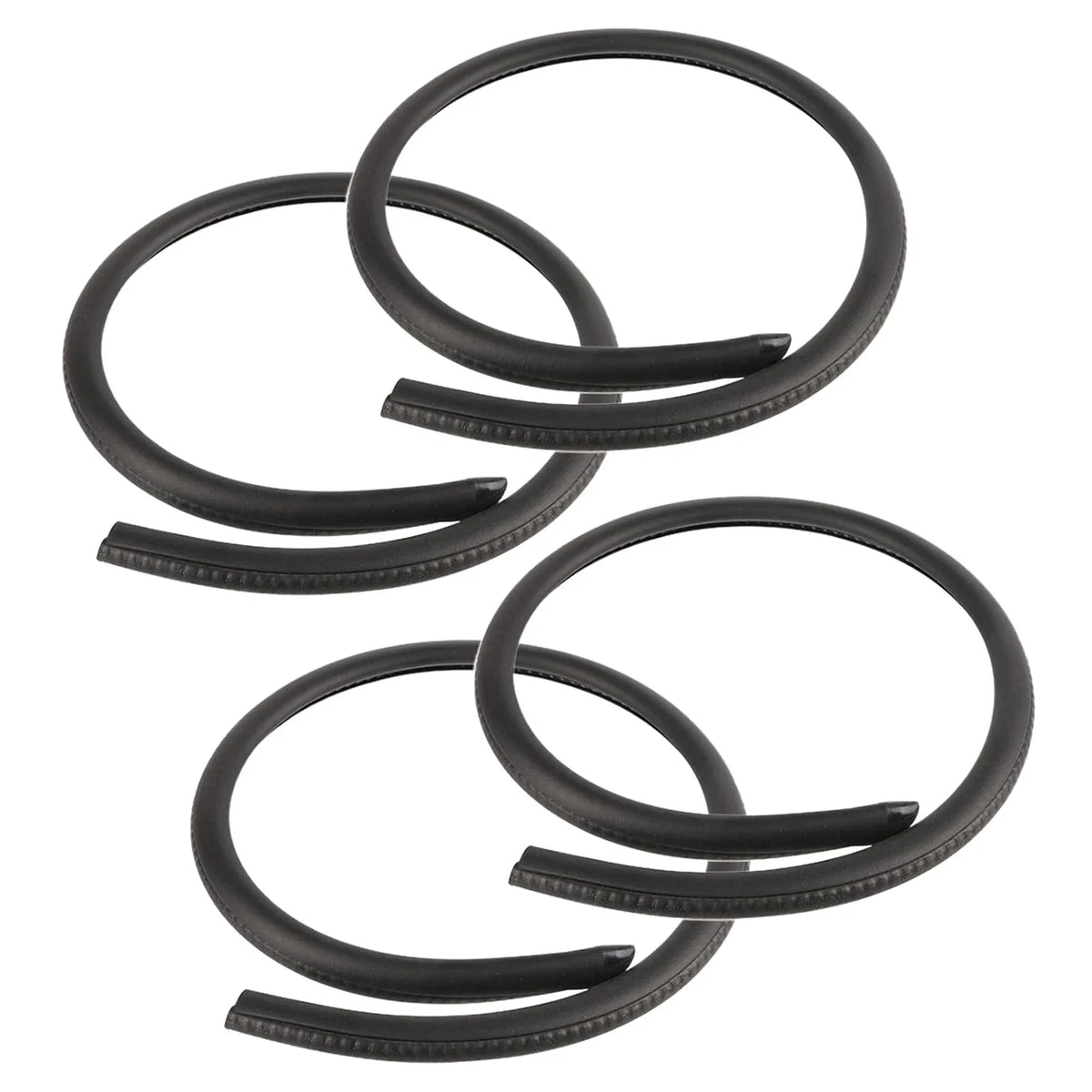 Vecligt EPDM Car Door Weatherstrip Sealing Strip | 2m Pair