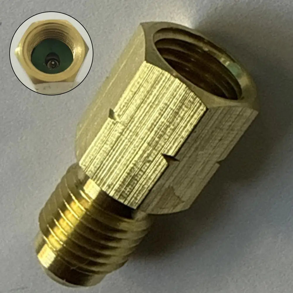 R32 R454B 1/4" SAE Left Hand Thread Adapter – Reverse Fitting
