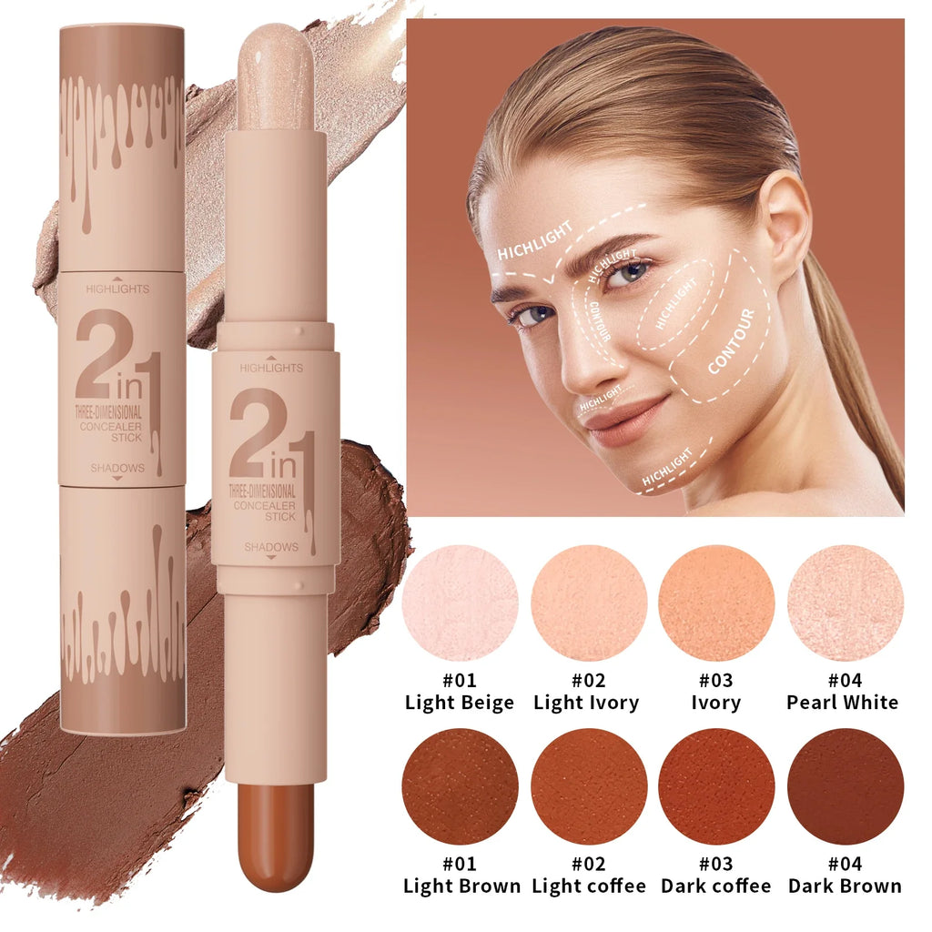 Hello Kiss Double-Ended Highlighter & Contour Stick