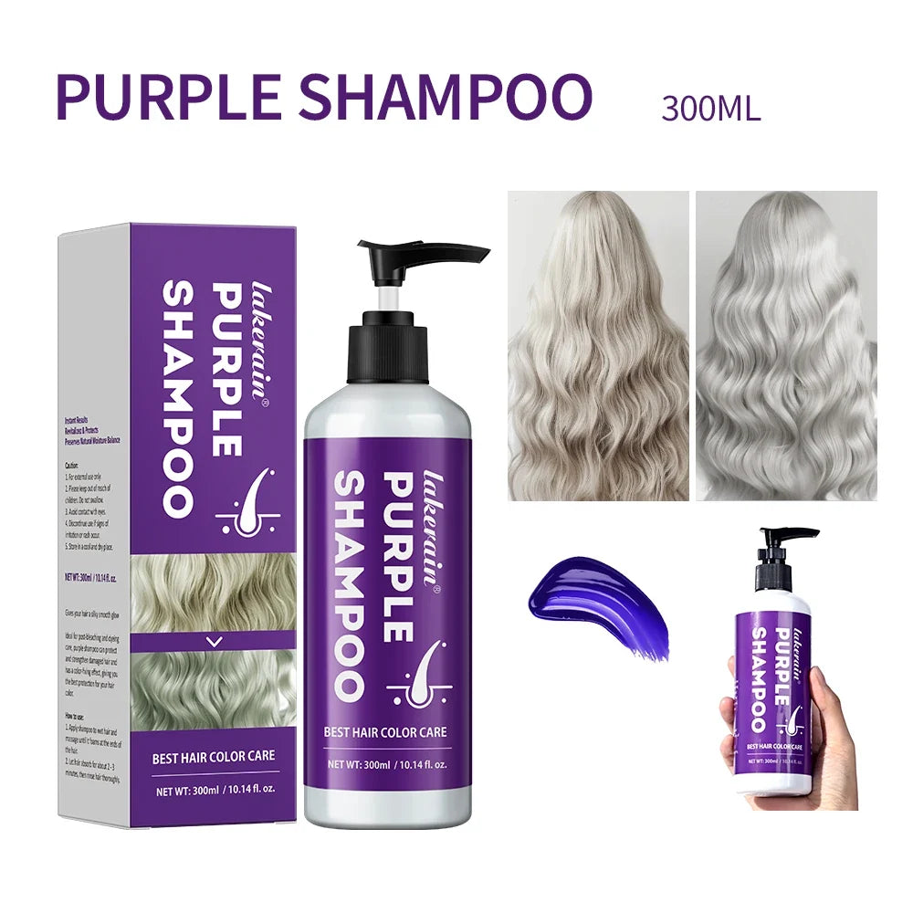 Purple Toning Shampoo for Blonde & Gray Hair – 300ml