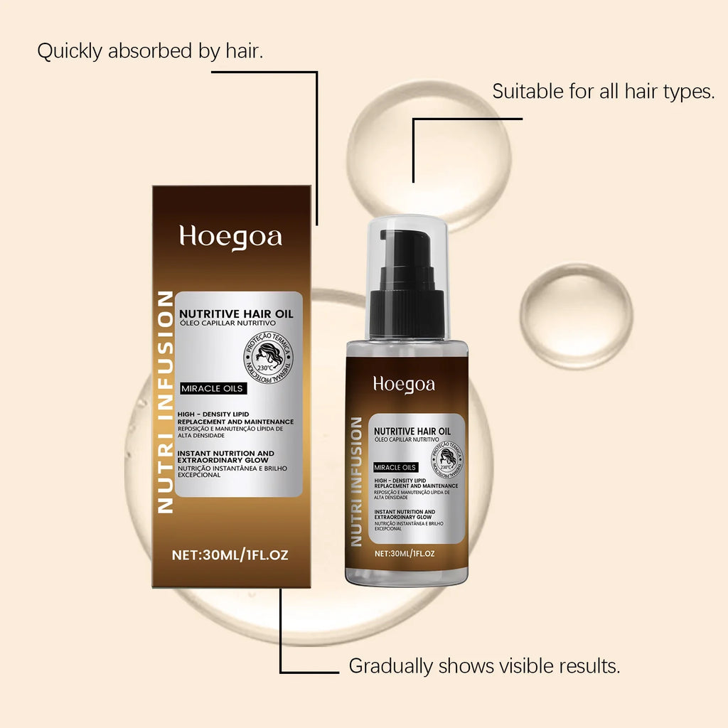 HOEGOA Moisturizing Hair Oil – Daily Hydration, Smooth & Silky