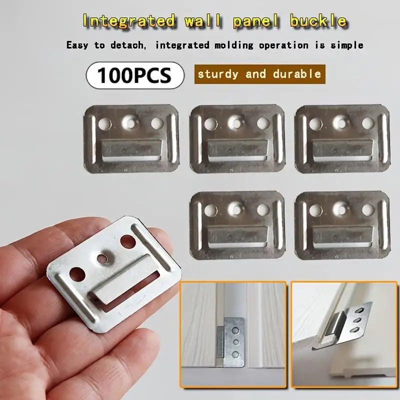 WPC Wall Panel Clips Metal Clip Ceiling Fluted Cladding Only Indoor