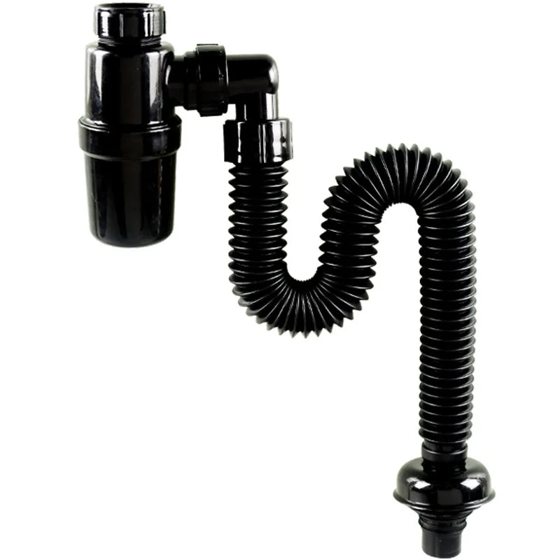 Flexible Sink Drain Pipe Kit – Anti-Odor & Anti-Clog Universal