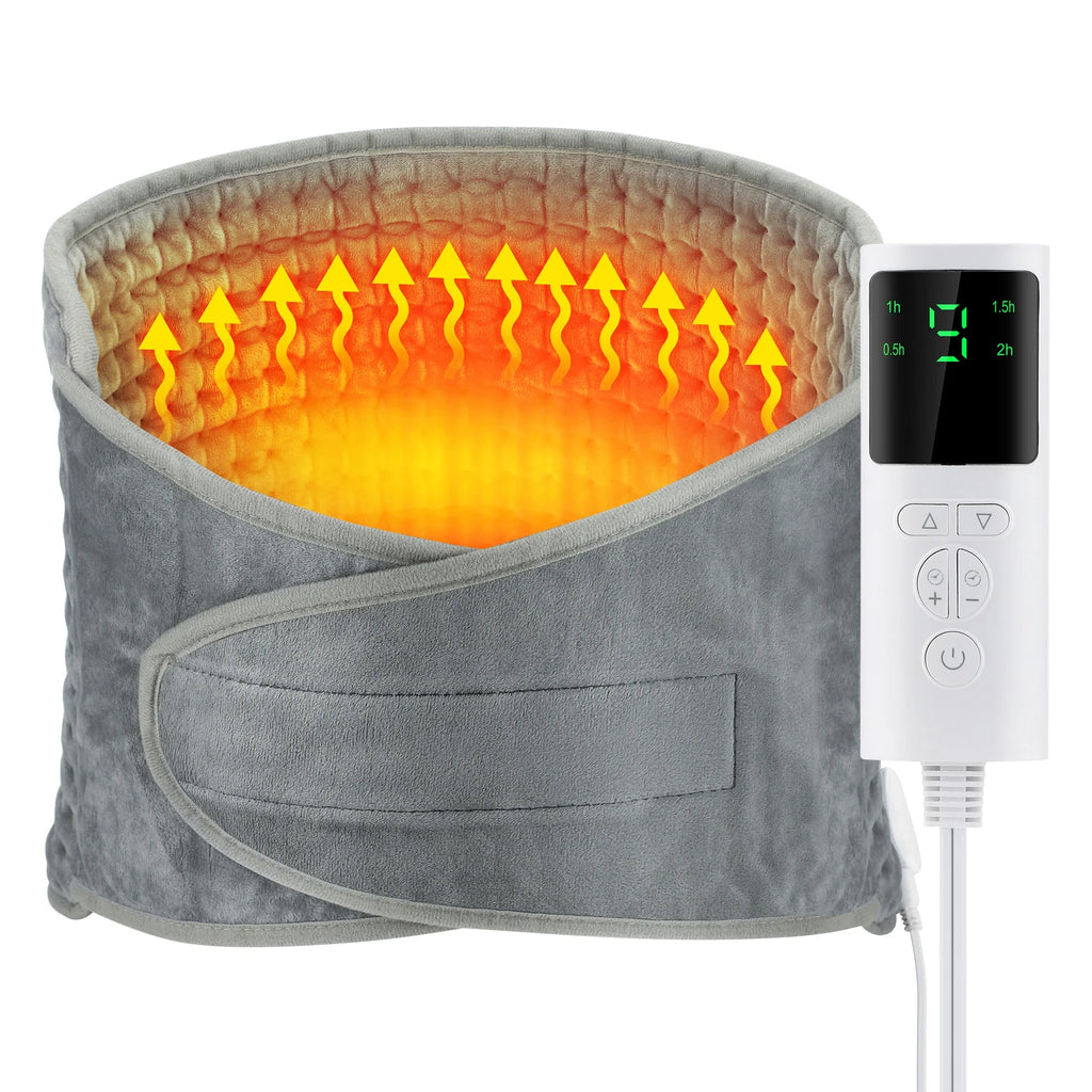 Heated Waist Belt | 9-Level Heat, 4 Timers, Lumbar Support