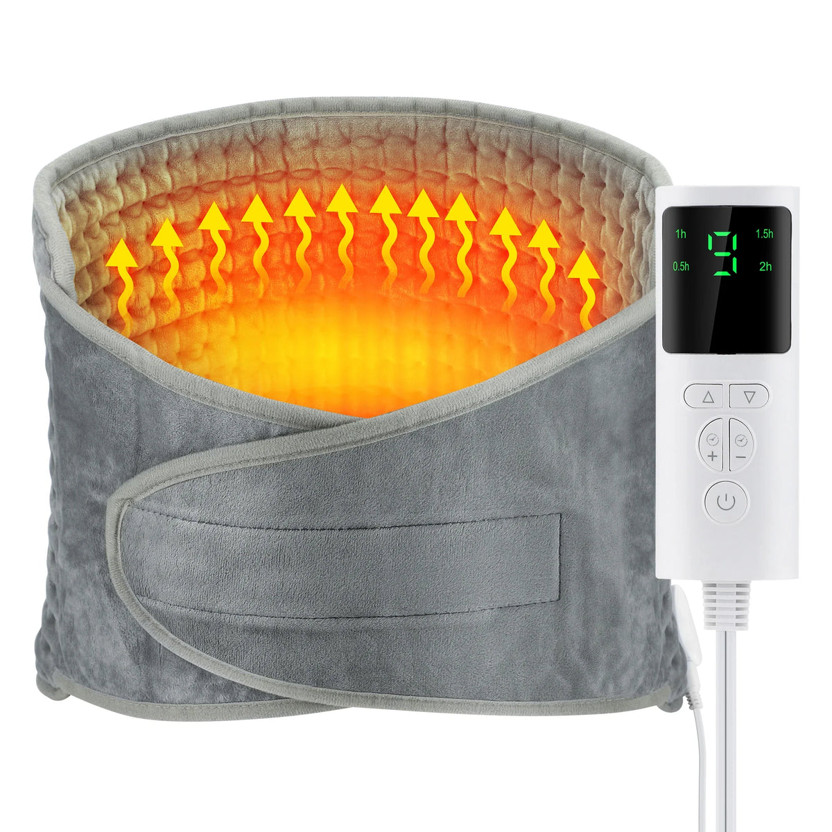 Heated Waist Belt | 9-Level Heat, 4 Timers, Lumbar Support