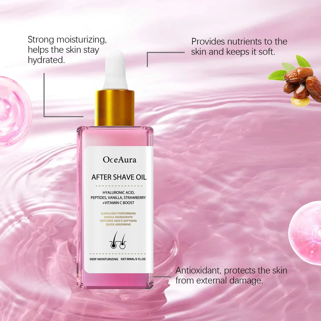 Strawberry Vanilla After Shave Oil Women Smooth Skin Soft Serve