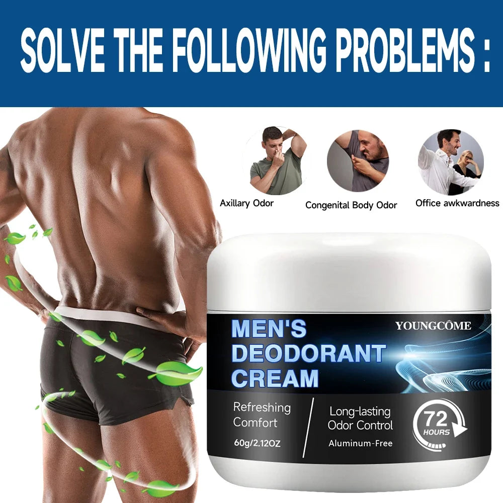 YOUNGCOME Men's 72-Hour Antiperspirant Deodorant Stick