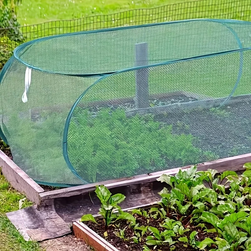 Pop-Up Garden Mesh Plant Cover – Large Greenhouse Cloche