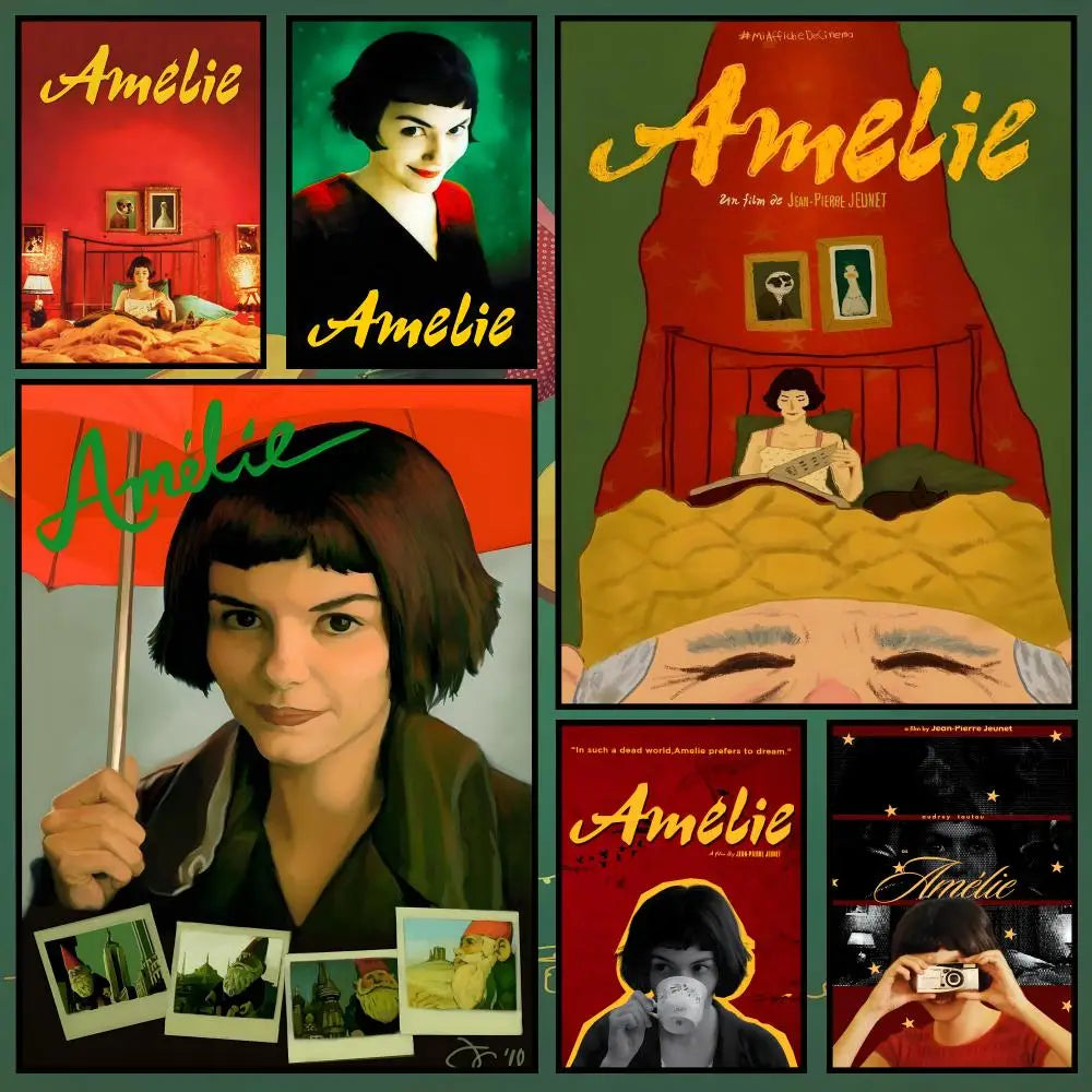 Amélie Movie Poster – Peel & Stick Waterproof PVC Wall Art
