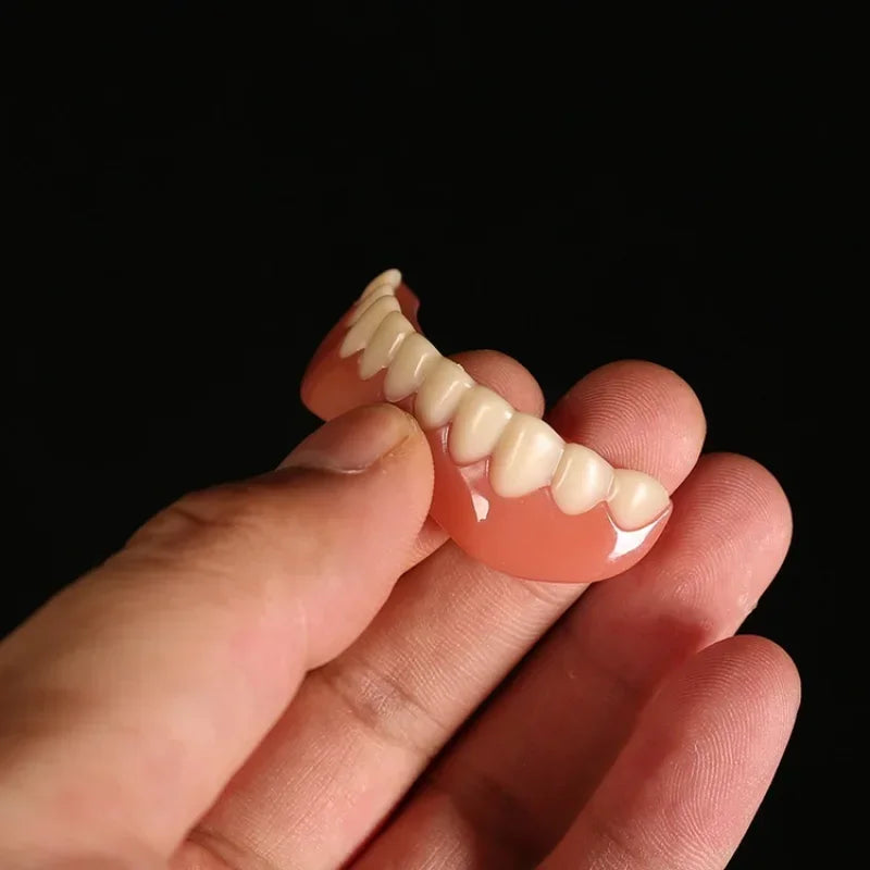 Silicone Snap-On Veneers | Upper & Lower Fake Teeth Cover