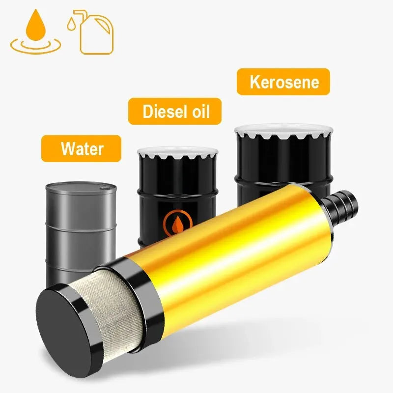 Car Electric Oil Pump DC 12V Auto Pumping Diesel Water Submersible
